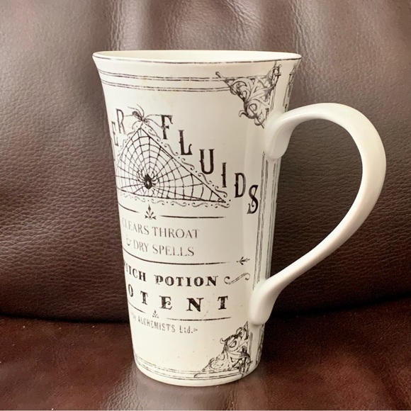 Spiders Fluids 222 Fifth Hallow Apothecary Large Halloween Latte Mug - Picture 6 of 11